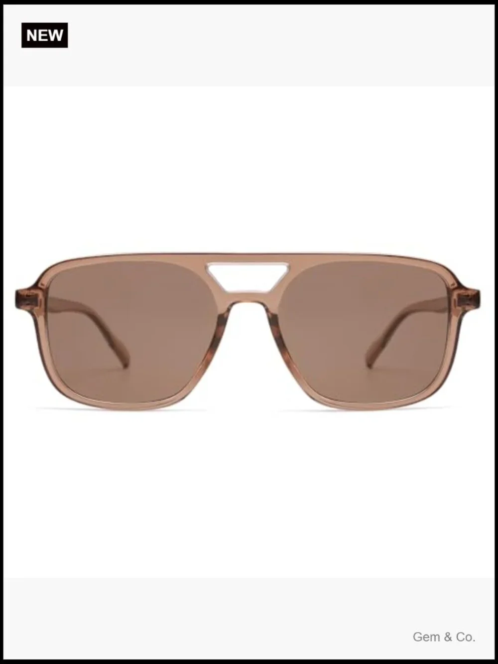 Retro Aviator Sunglasses Women Men Rectangle Shades UV400
